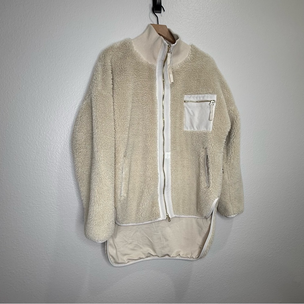Varley Marney Oversized Fuzzy Jacket Fleece, size S - Picture 3 of 6
